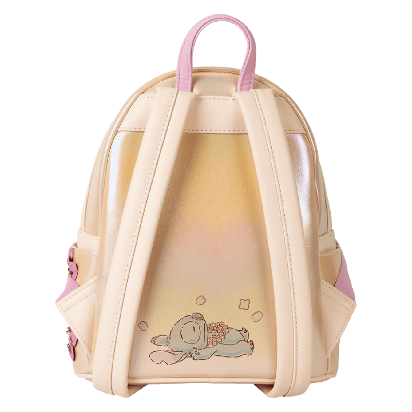 Loungefly Stitch & Angel Cherry Blossom Heart Mini Backpack - Image 3