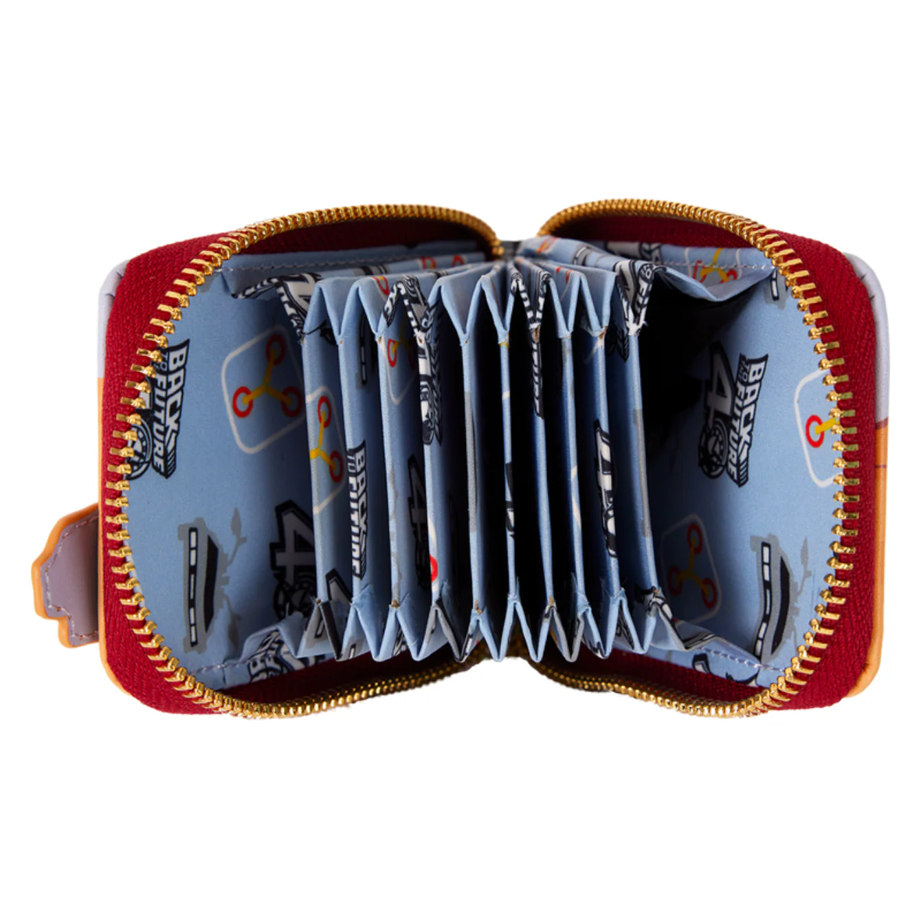 Loungefly Universal Back to the Future 40th Anniversary Accordion Wallet - Image 3
