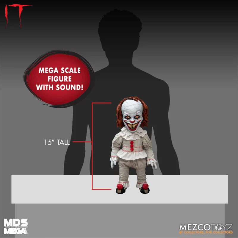 MDS MEGA SCALE IT: Talking Sinister Pennywise - Image 2