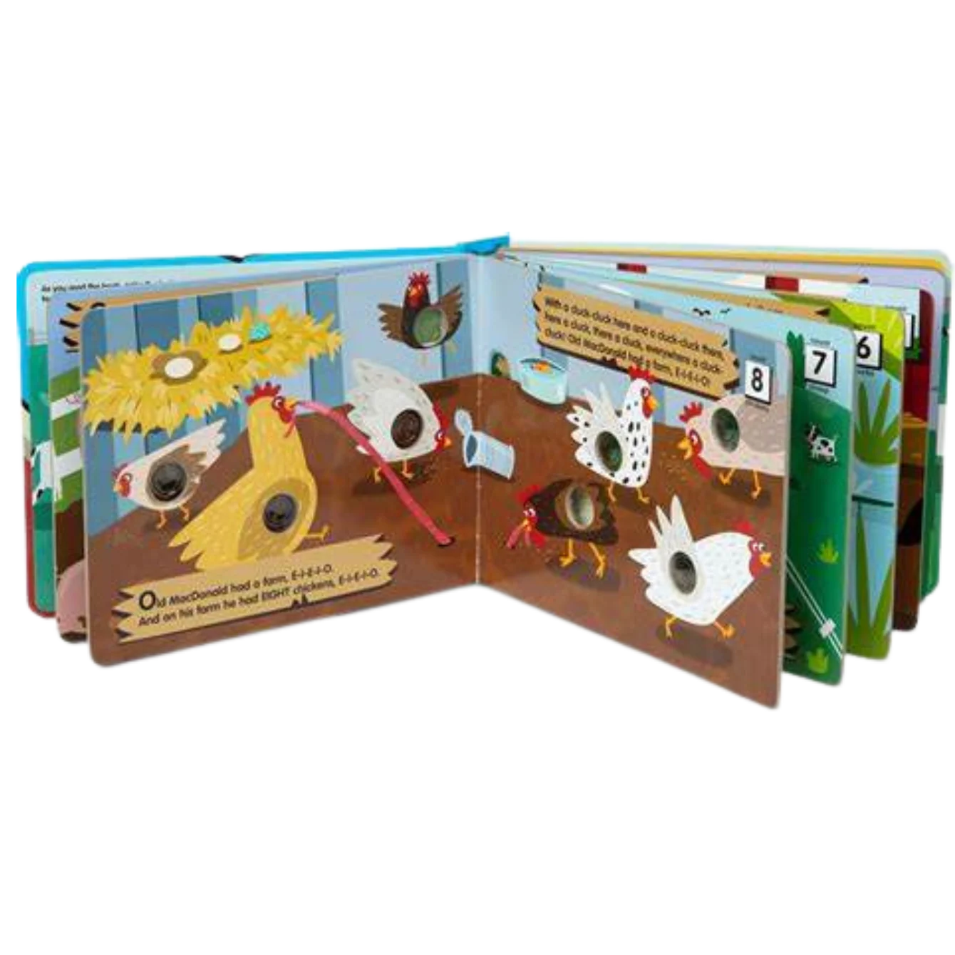Melissa and Doug Poke A Dot Book Old MacDonald's Farm - Image 2