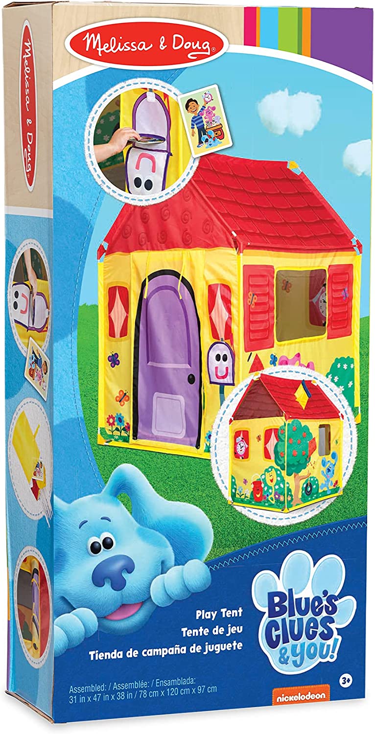 Melissa & Doug Blue's Clues & You! Blue's House Play Tent - Image 3