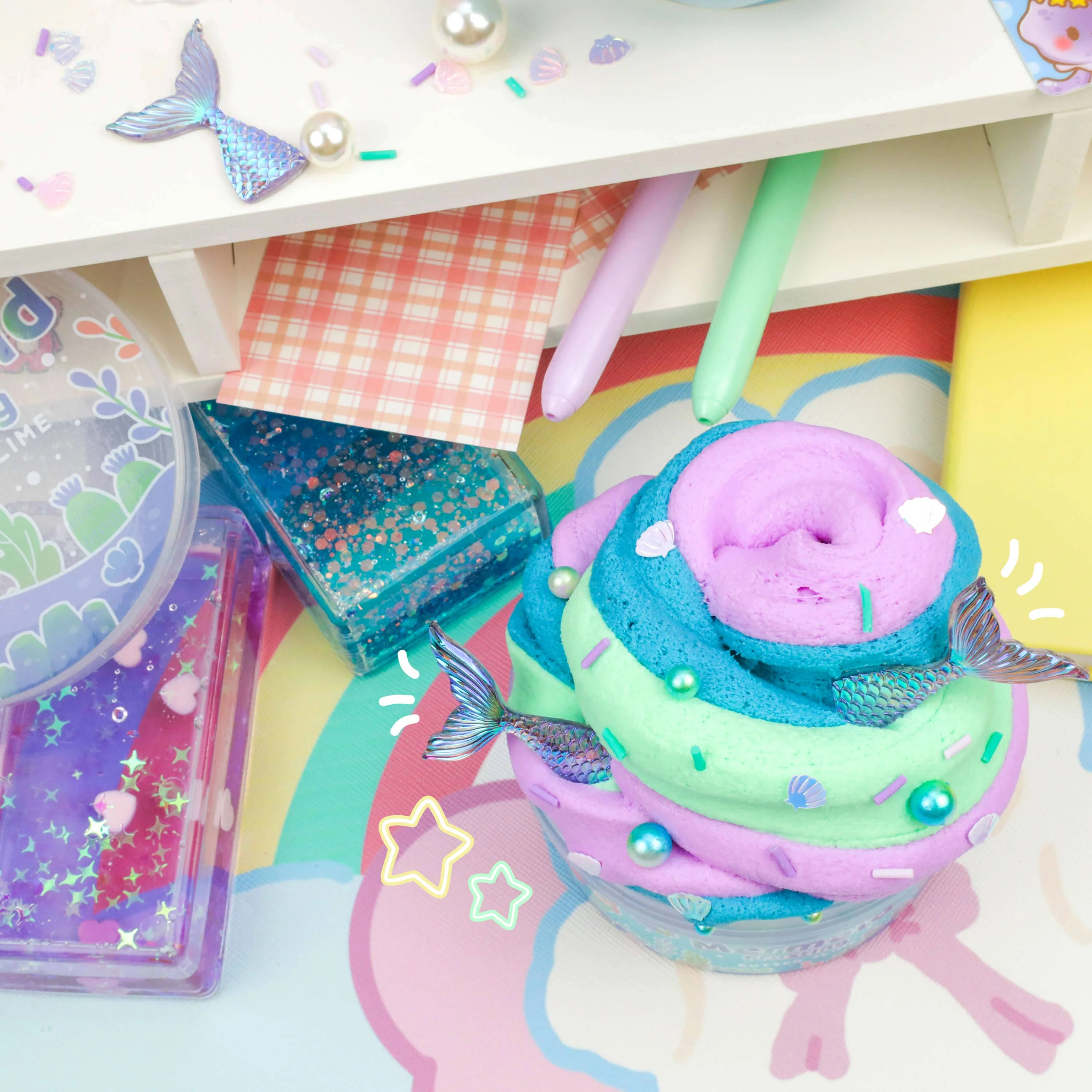 Mermaid Frosting Butter Slime - Image 7