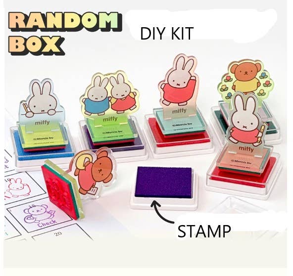 Miffy Stamp DIY Set Random Character Box - Image 3