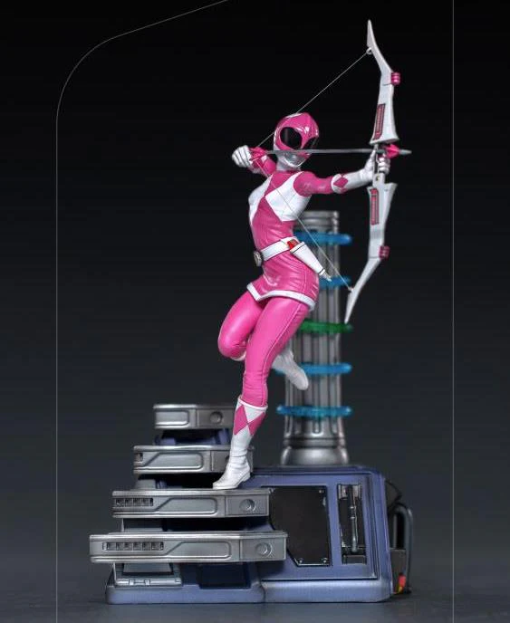 Mighty Morphin Power Rangers Battle Diorama Series Pink Ranger 1/10 Scale Limited Edition Statue - Image 2