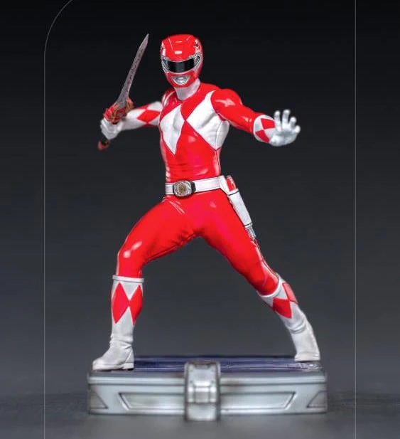 Mighty Morphin Power Rangers Battle Diorama Series Red Ranger 1/10 Scale Limited Edition Statue - Image 2