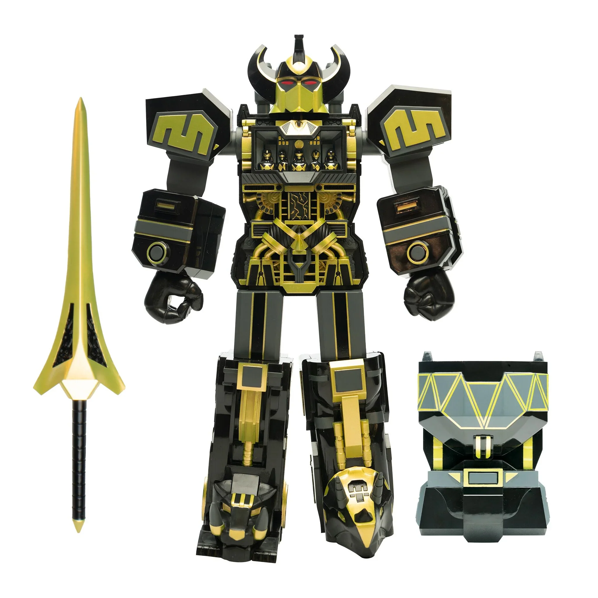 Mighty Morphin Power Rangers Super Cyborg Megazord (Black / Gold) - Image 2