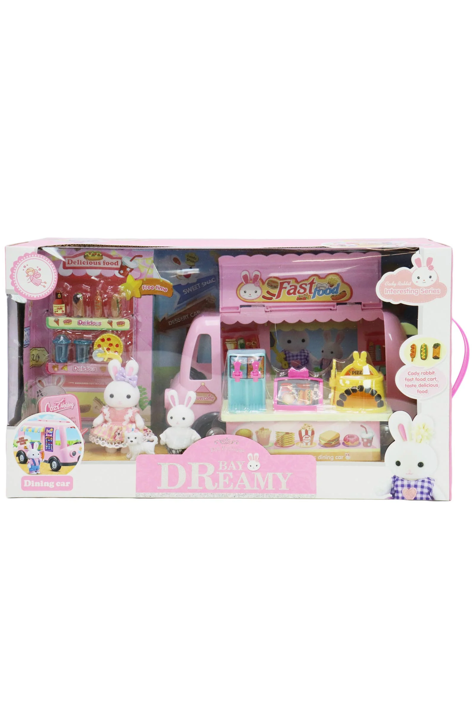 Mini Bunny Rabbit Girl Pretend Play Truck - Image 3