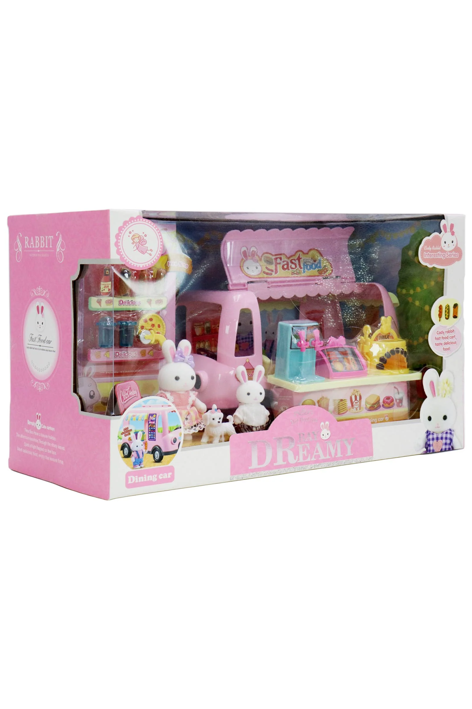Mini Bunny Rabbit Girl Pretend Play Truck - Image 4