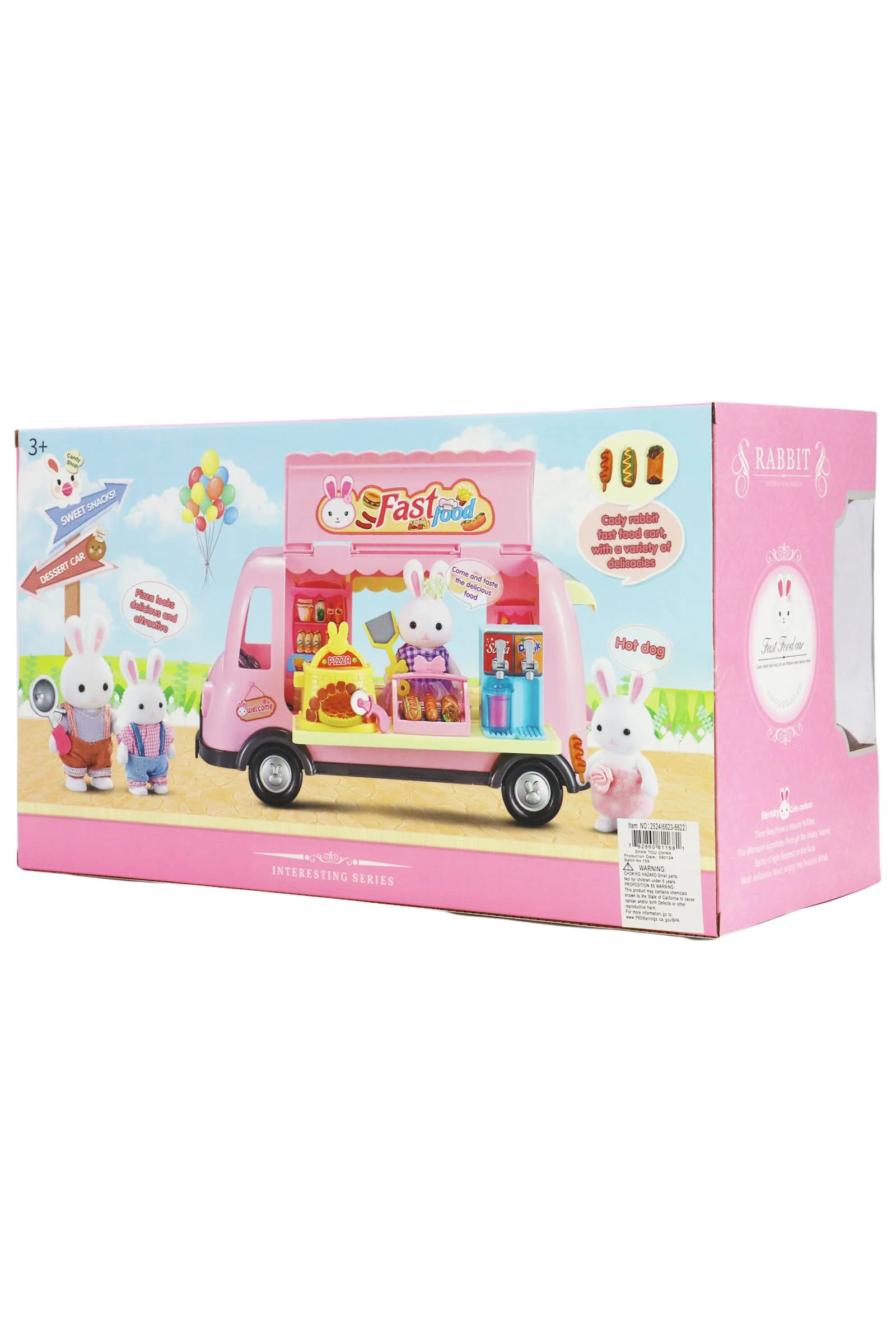 Mini Bunny Rabbit Girl Pretend Play Truck - Image 5