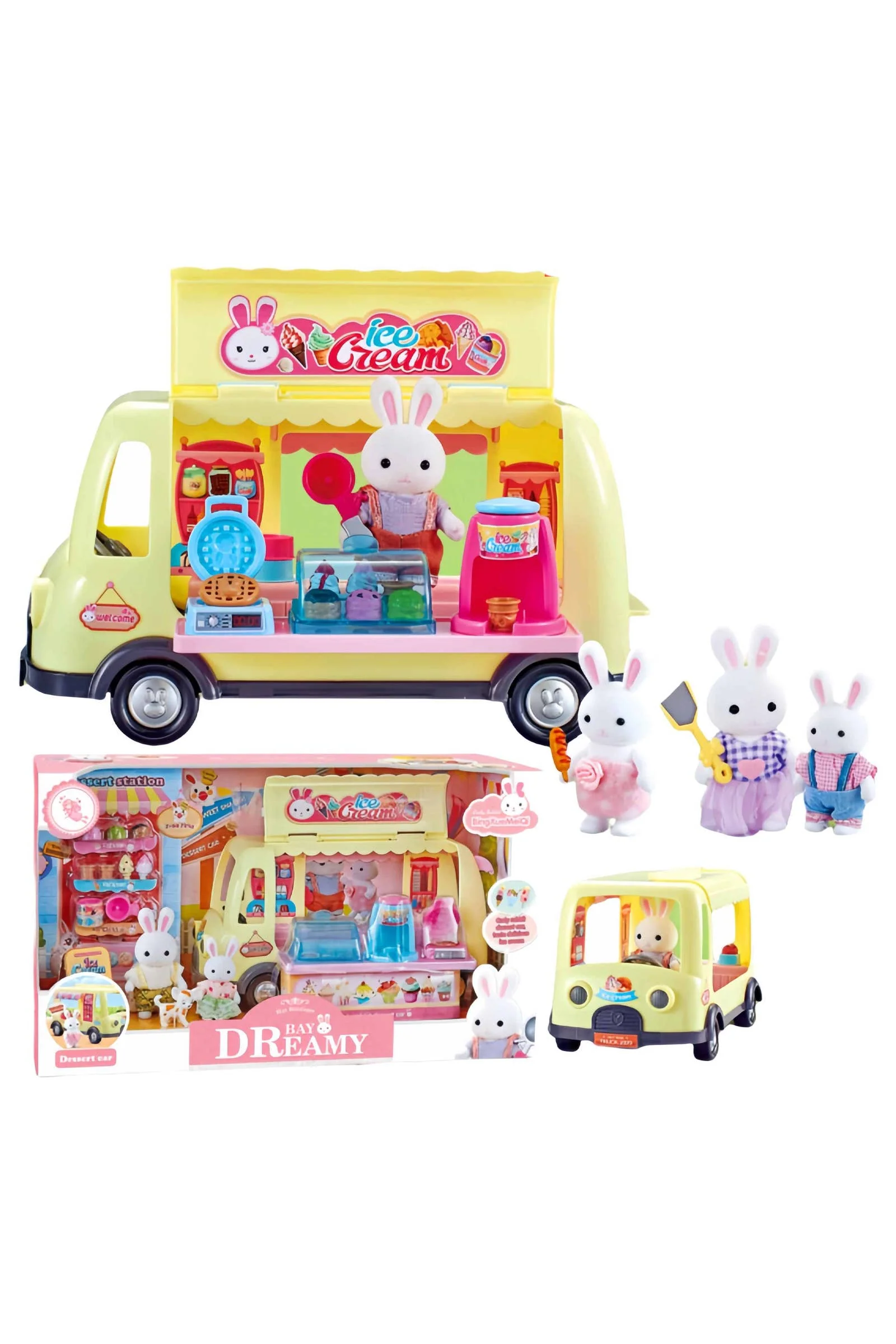 Mini Bunny Rabbit Girl Pretend Play Truck - Image 7