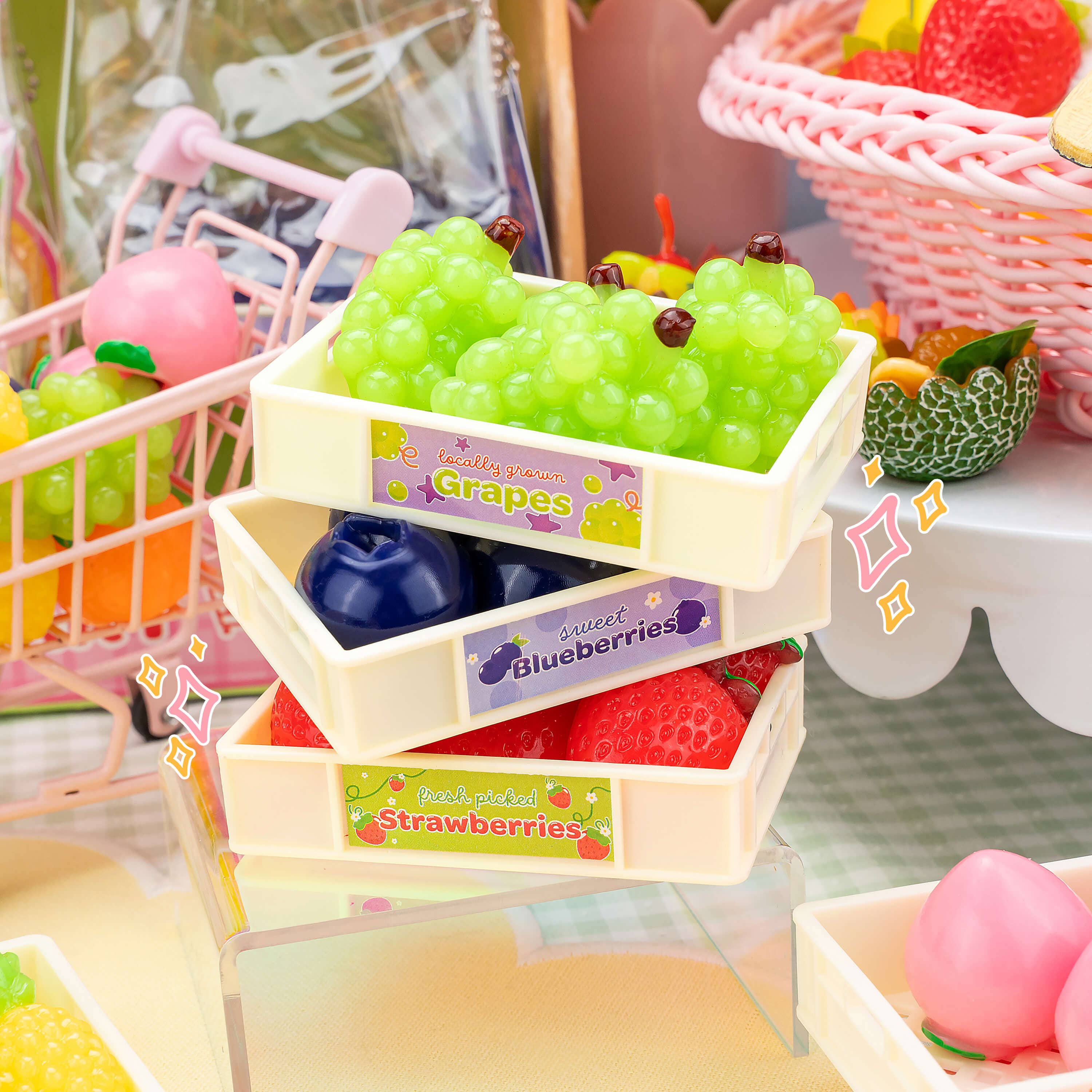 Mini Fruit Mart Taba Squishy Toy (24pcs/case) - Image 9