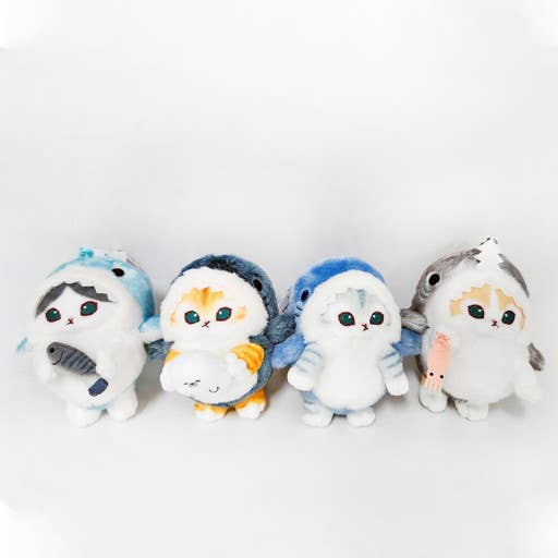 Mofusand Shark Costume bag charms Key Chain - Image 3