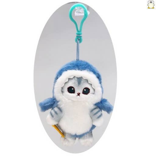 Mofusand Shark Costume bag charms Key Chain - Image 5