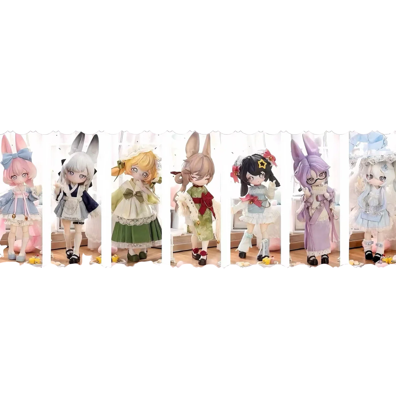 Moon Hopping Time Bunny Series 1/12 BJD Blind Box - Image 2