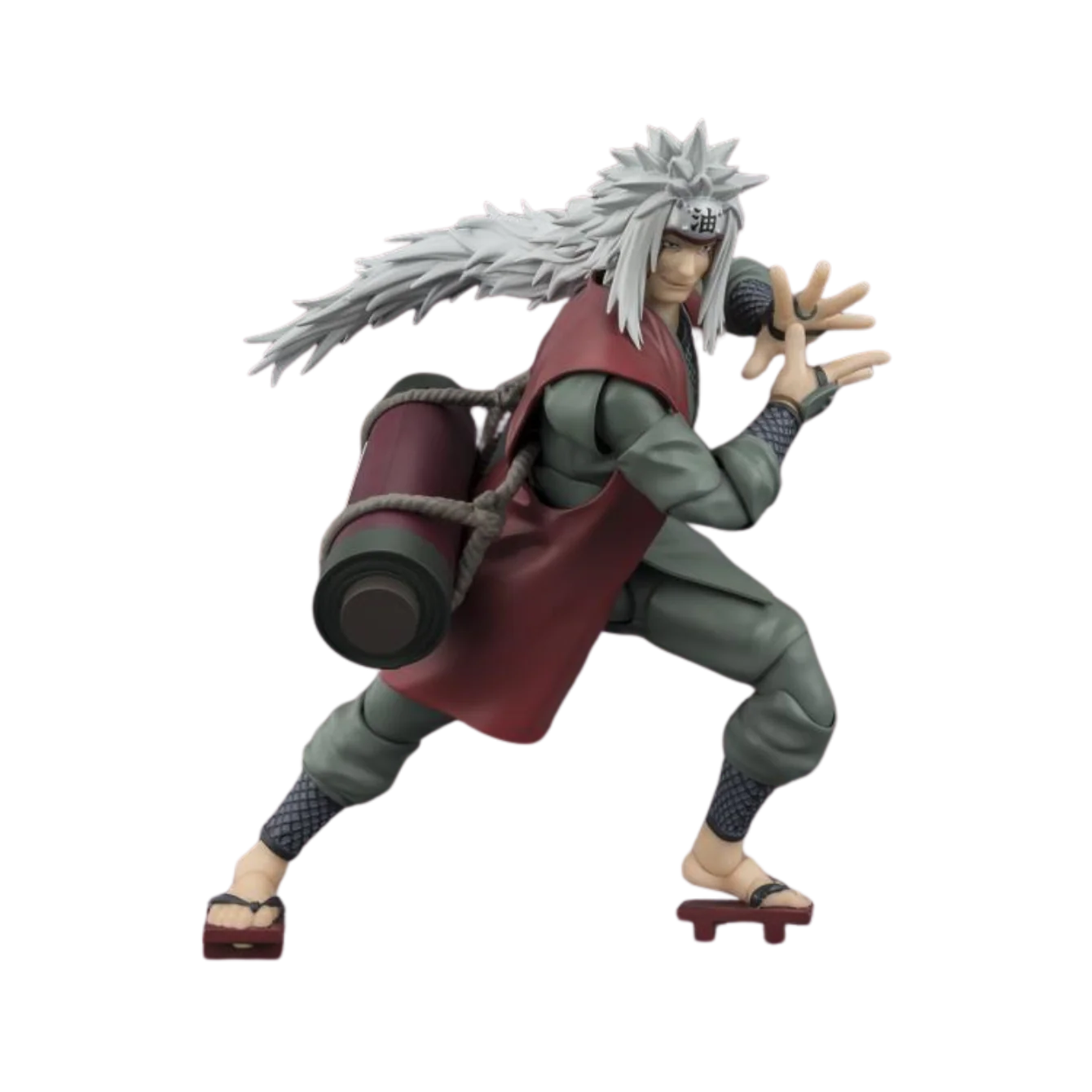 Naruto: Shippuden S.H.Figuarts Jiraiya -Hidden Leaf Heroic Master Sage- (Sage Mode Set) Action Figure - Image 2