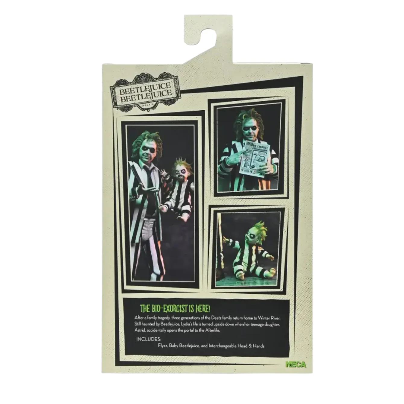 NECA - Beetlejuice Beetlejuice 7" Scale Action Figure - Ultimate "Striped Suit" - Image 3