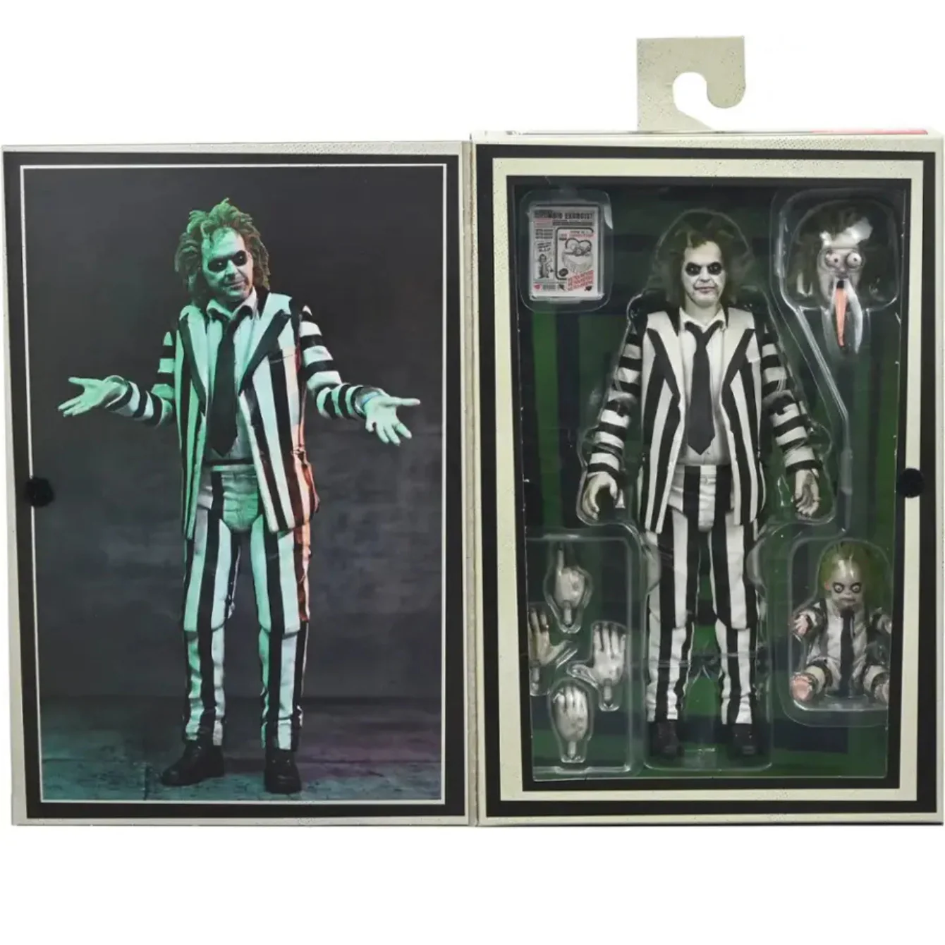 NECA - Beetlejuice Beetlejuice 7" Scale Action Figure - Ultimate "Striped Suit" - Image 4