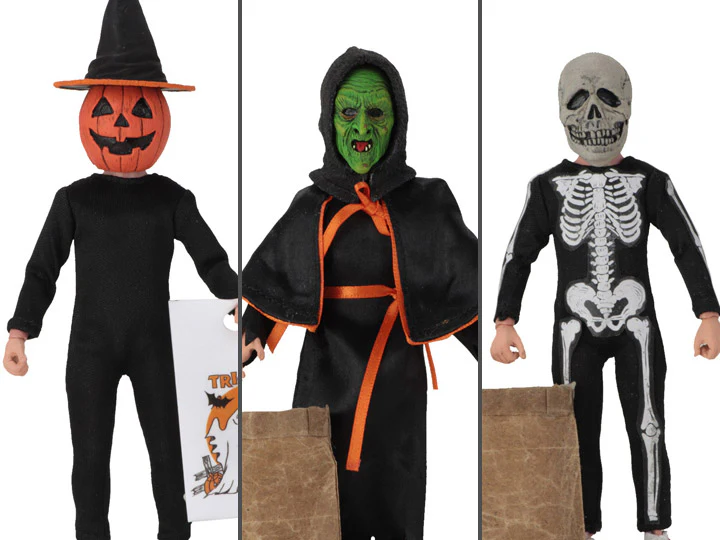 NECA Halloween III: Season of the Witch Silver Shamrock Trick-or-Treaters RETRO CLOTH Three-Pack - Image 2