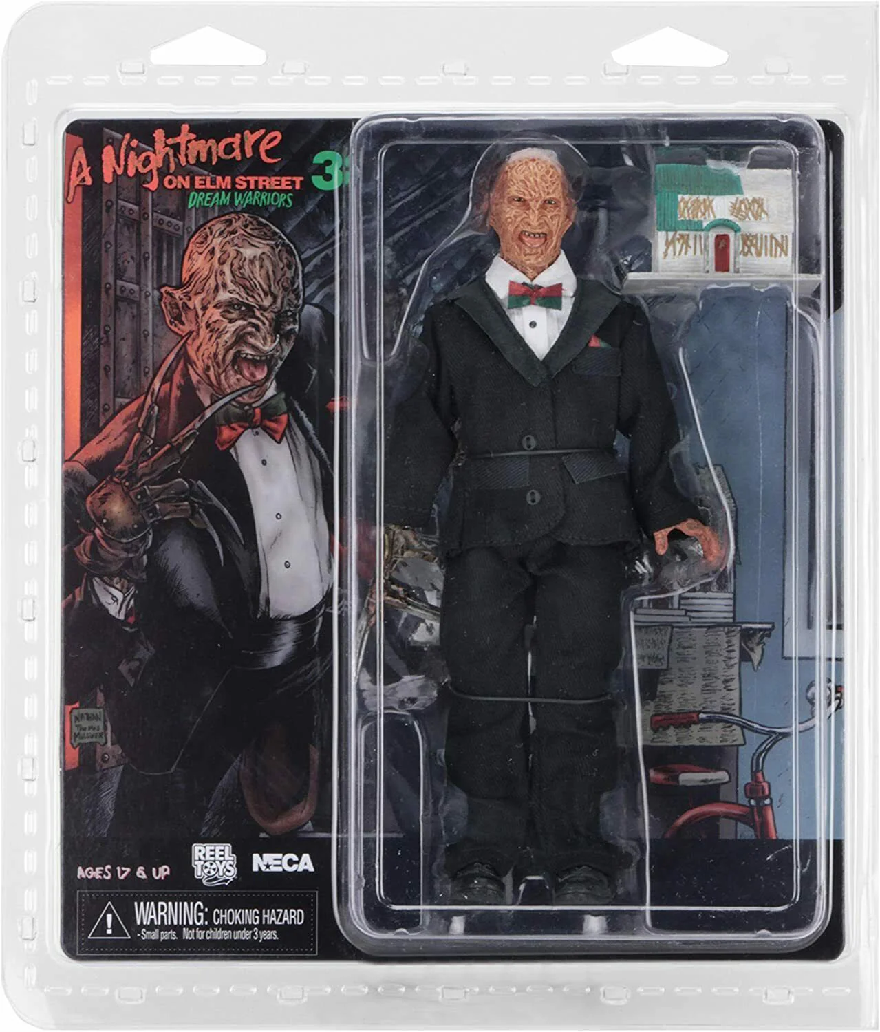 NECA - Nightmare on Elm Street Part 3 - 8” Clothed Action Figure - Tuxedo Freddy - Image 2