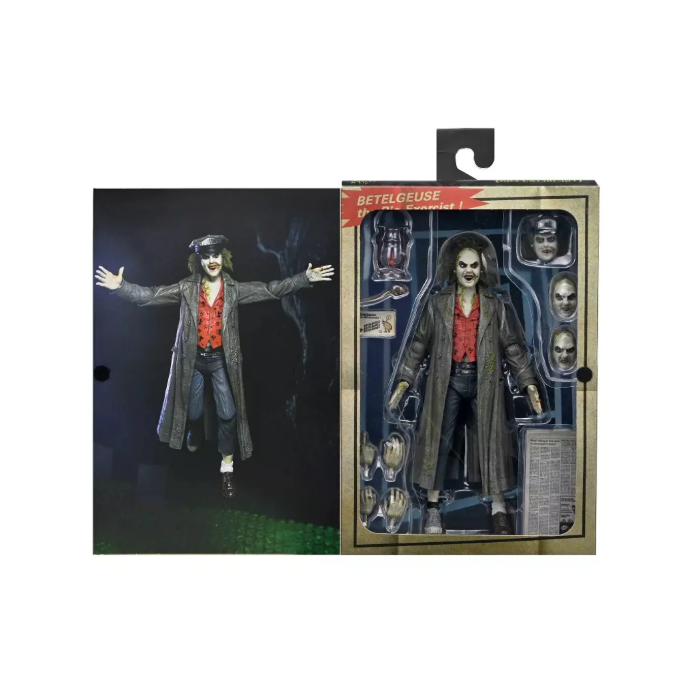 NECA Ultimate Beetlejuice (1988) Tour Guide "The BioExorcist" 7" Scale Action Figure - Image 2