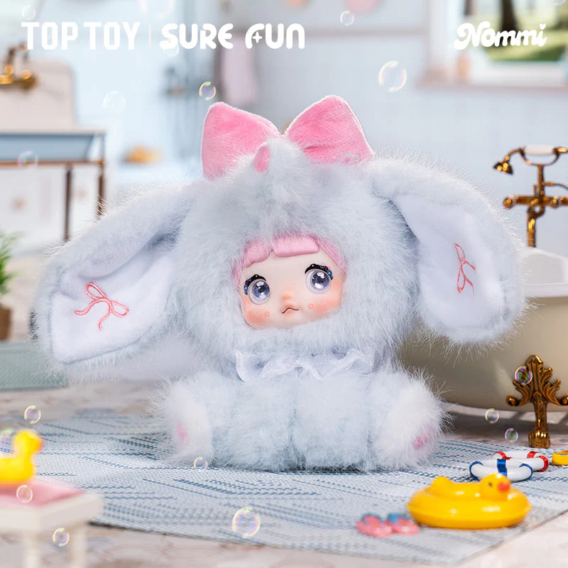 Nommi Sitting Zoo Series Vinyl Plush Doll Keychain Blind Box - Image 2