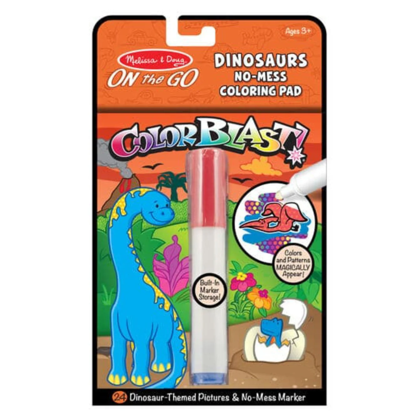 On the Go ColorBlast No-Mess Coloring Pad - Dinosaurs