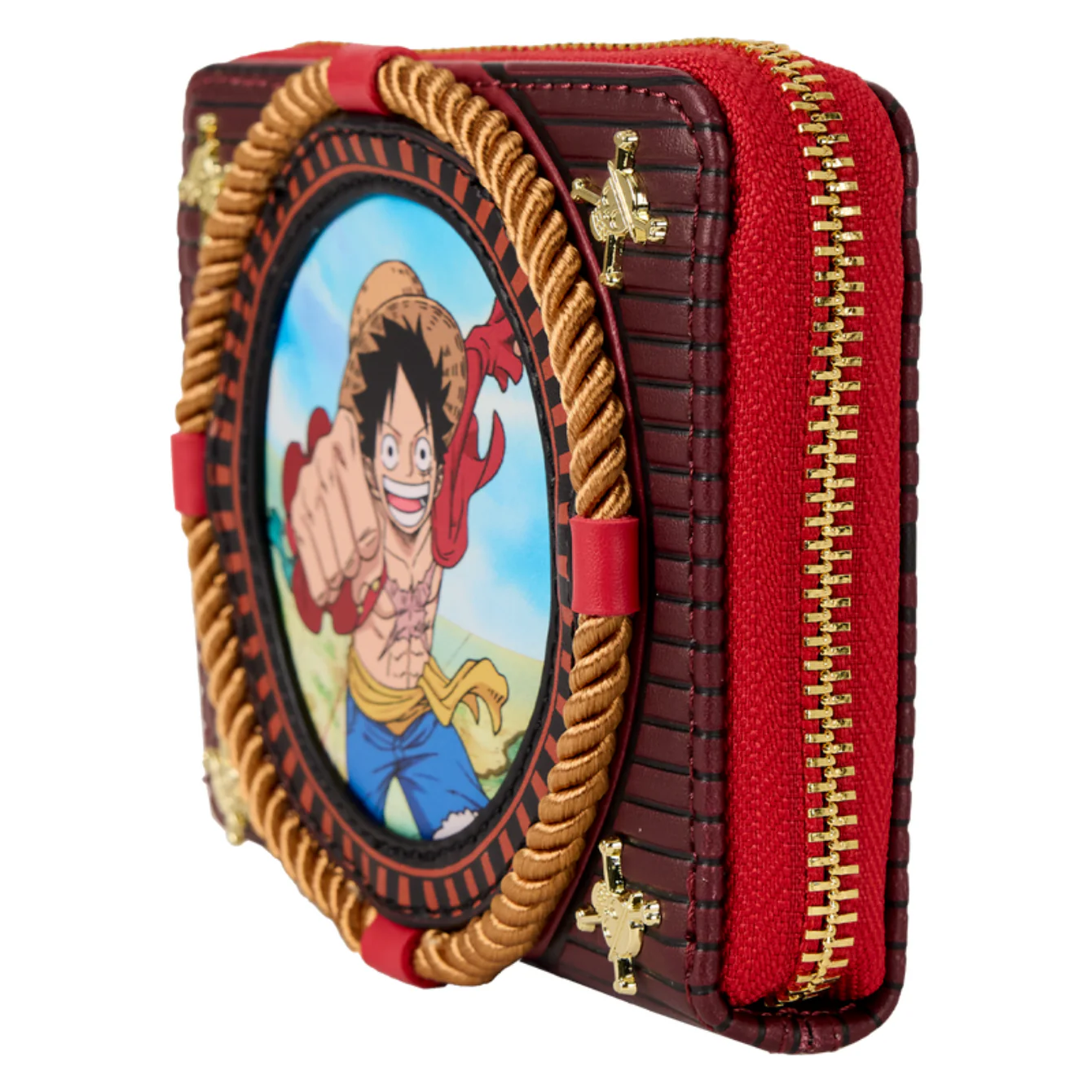 One Piece Luffy Zip Around Wallet - Image 4