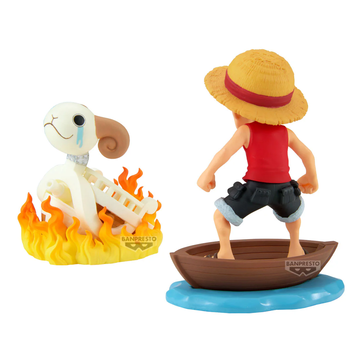 One Piece - Monkey D. Luffy & Going Merry World Collectable Log Stories Prize Figure Set - Image 2
