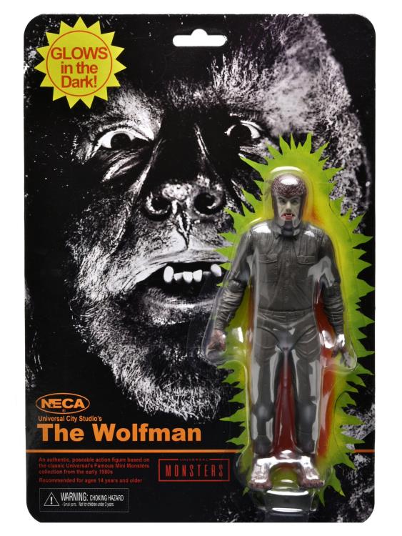 Universal Monsters Retro Glow-In-The-Dark The Wolfman Figure - Image 3