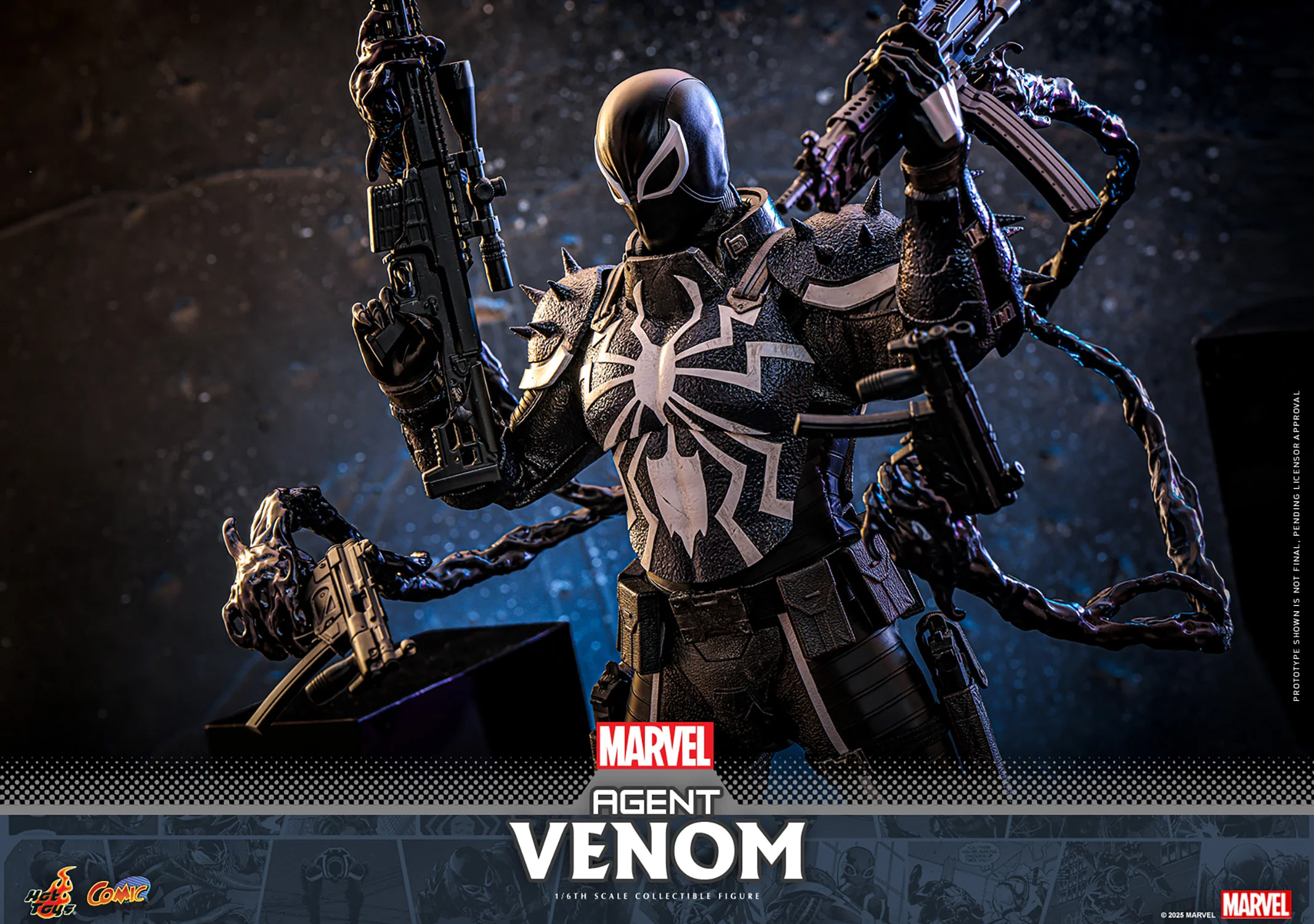 PRE-ORDER Agent Venom Sixth Scale Figure - Image 2