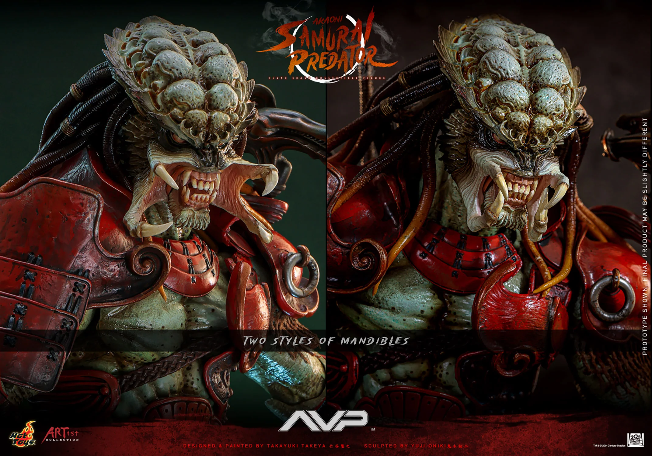 Akaoni Samurai Predator Sixth Scale Figure - Image 4