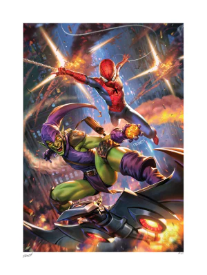 Amazing Spider-Man vs Green Goblin- FRAMED - Image 2