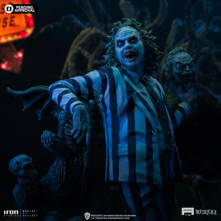 Beetlejuice Beetlejuice (2024) Beetlejuice 1/10 Deluxe Art Scale Limited Edition Statue - Image 2