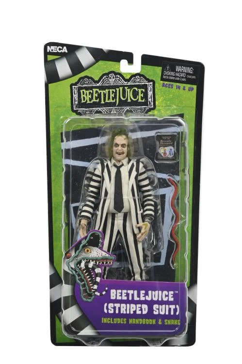 Beetlejuice (Black and White Suit) Action Figure - Image 2