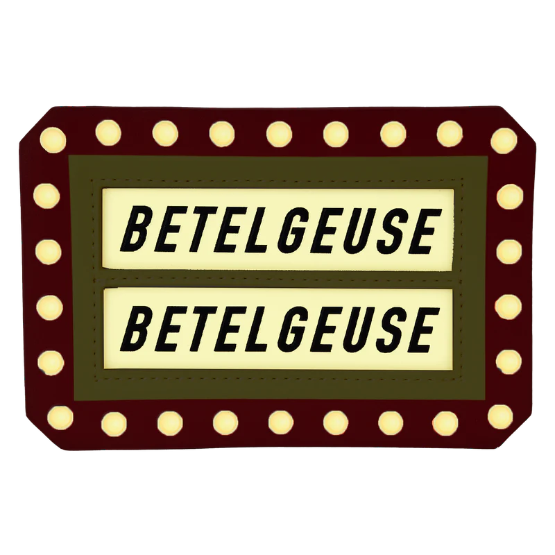 Beetlejuice Here Lies Betelgeuse Marquee Glow Large Card Holder - Image 3