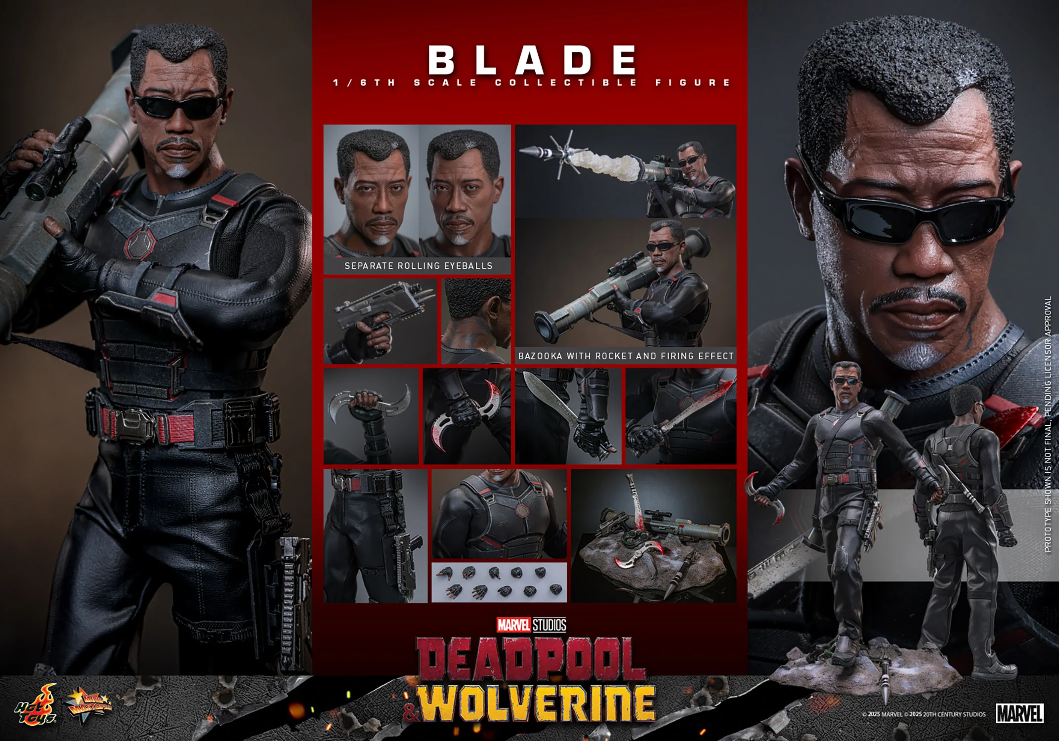 PRE-ORDER Blade Sixth Scale Figure - Image 4