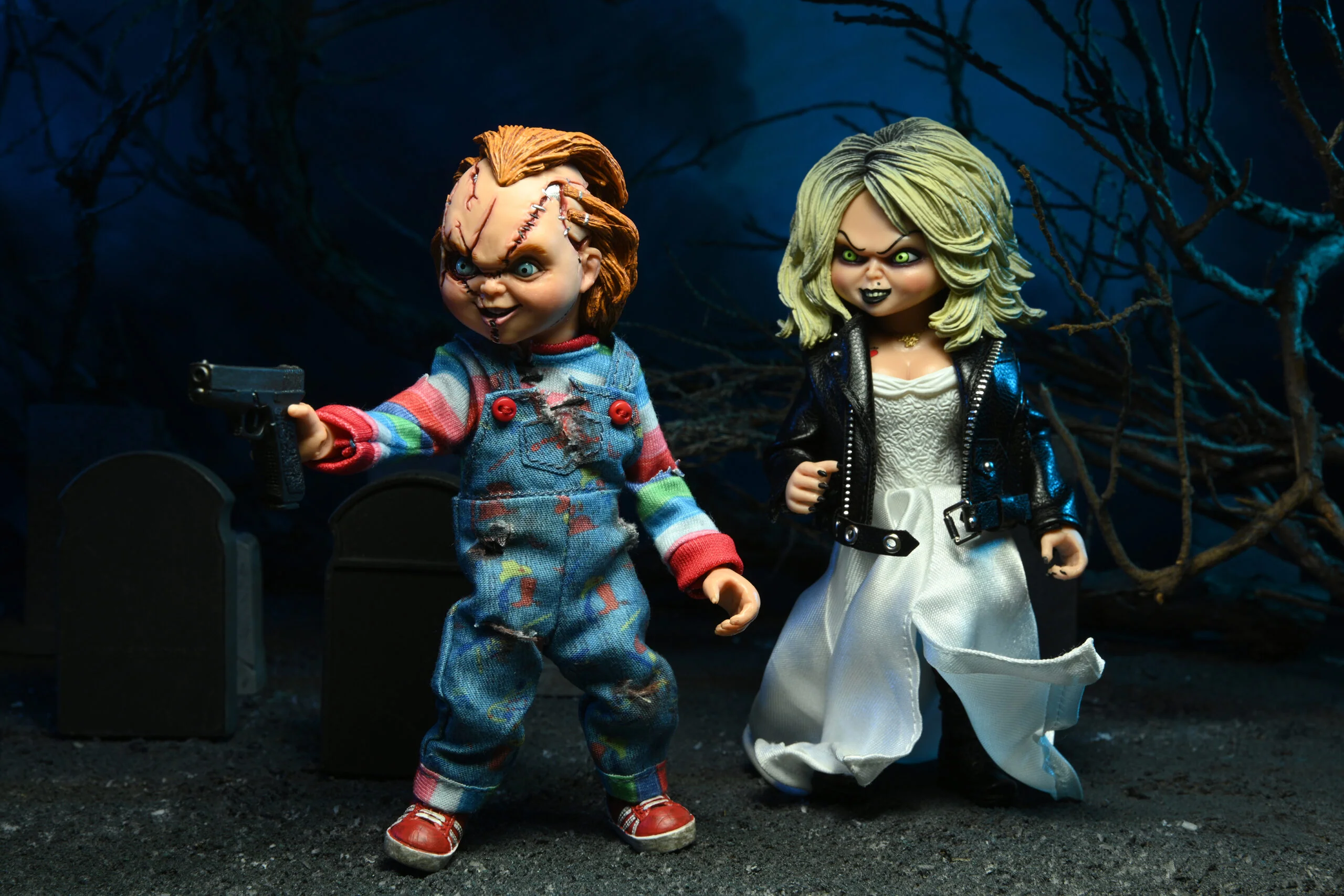 Bride of Chucky 8″ Scale Clothed Figure – Chucky & Tiffany 2-Pack - Image 3