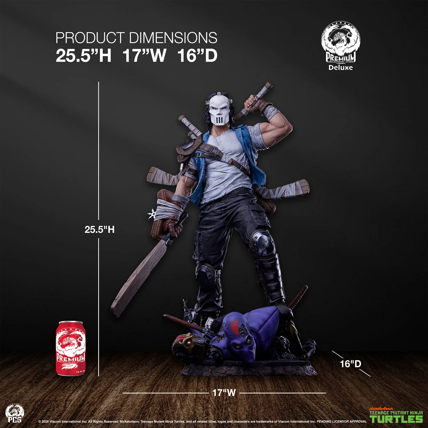 PRE-ORDER Casey Jones Deluxe 1:3 Scale Statue - Image 3