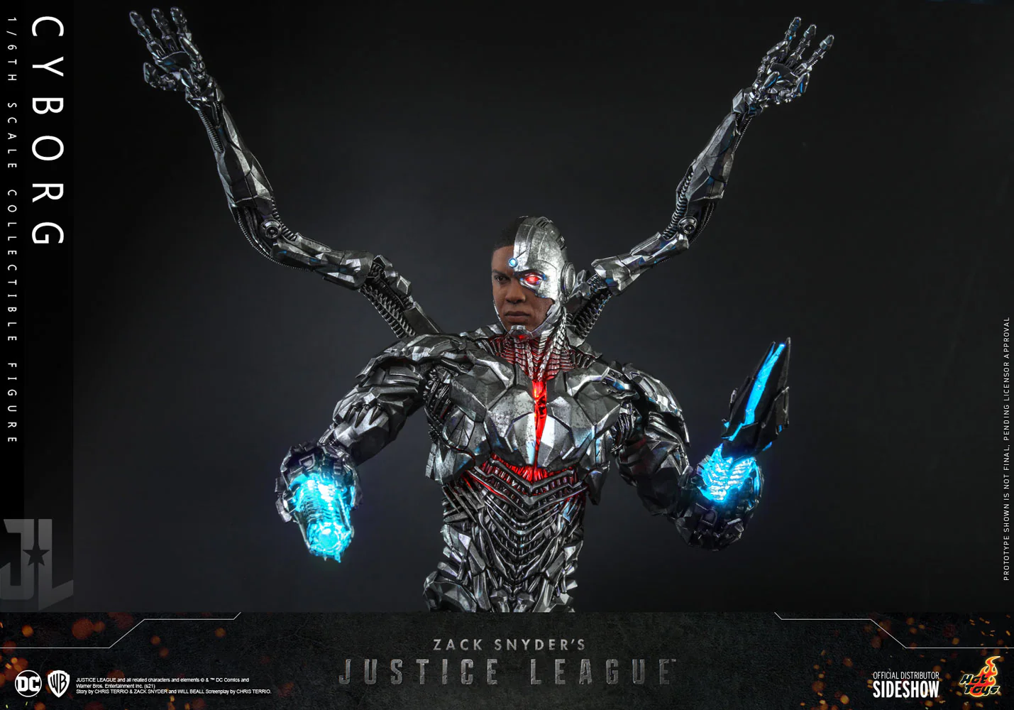 Cyborg Sixth Scale Figure by Hot Toys - Image 3