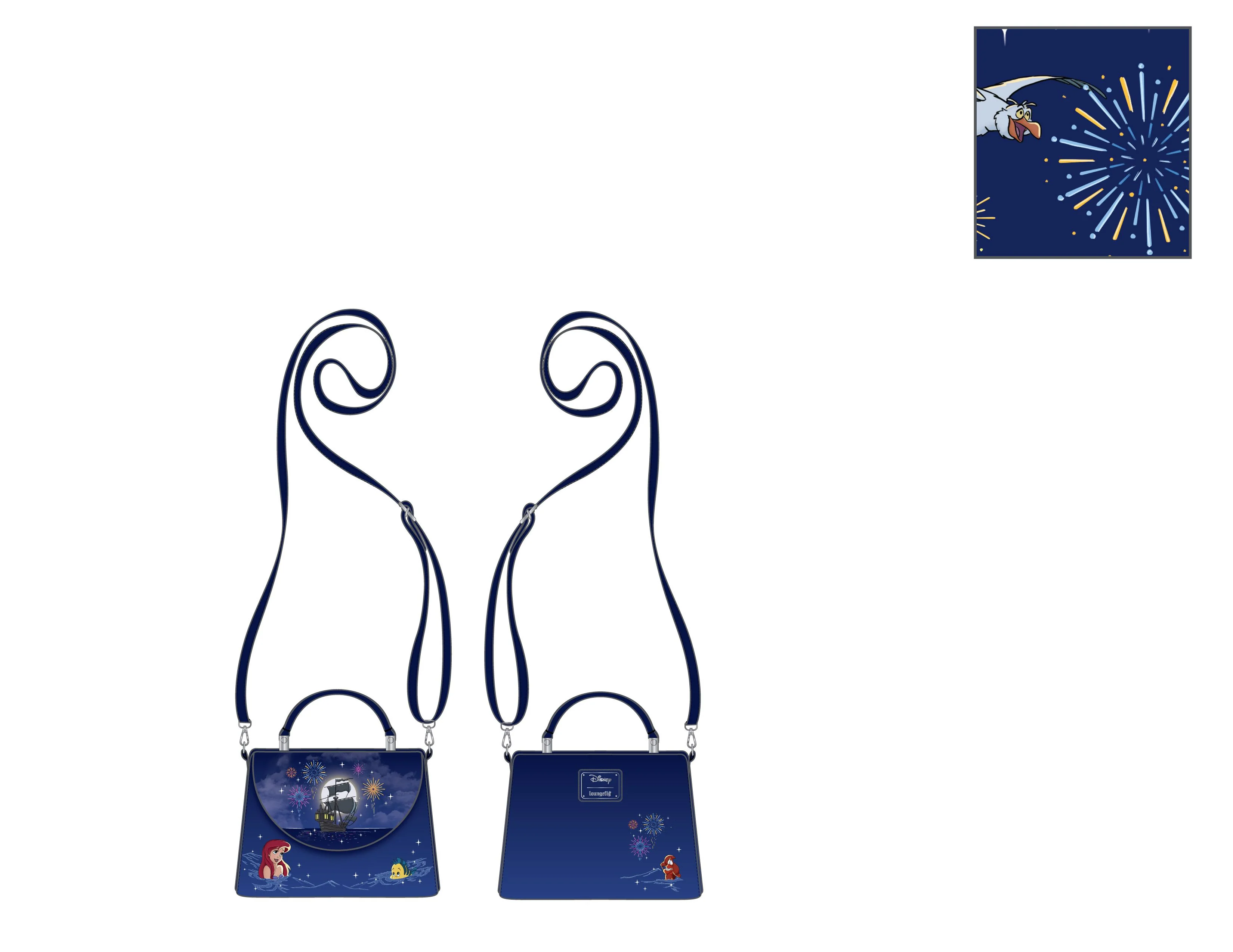 Disney The Little Mermaid Fireworks Crossbody Bag - Image 2