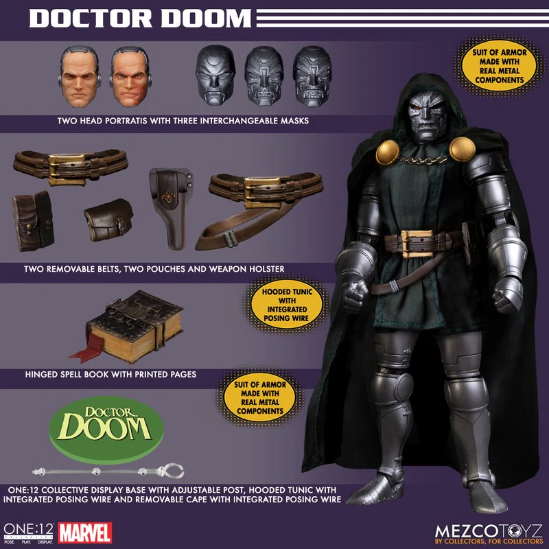 PRE-ORDER Doctor Doom One:12 Mezco - Image 3