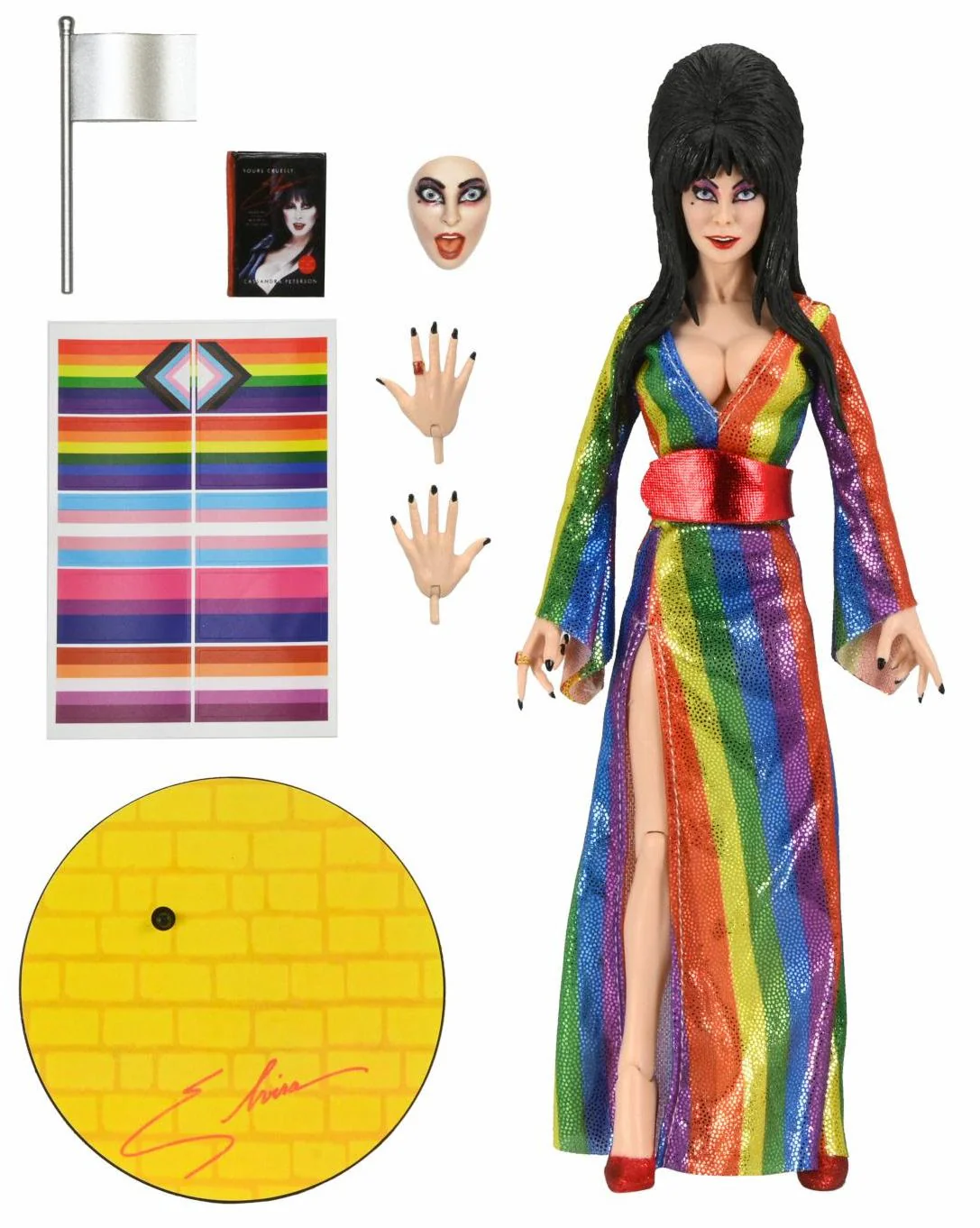 Elvira - 8" Clothed Figure - Over the Rainbow Elvira - Image 2