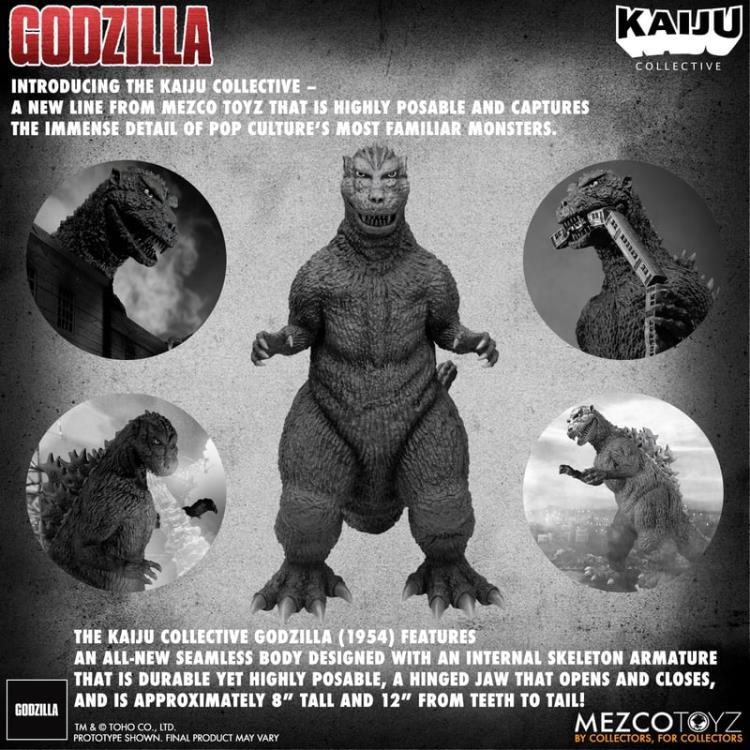Godzilla (1954) Kaiju Collective Godzilla (Black & White) - Image 3