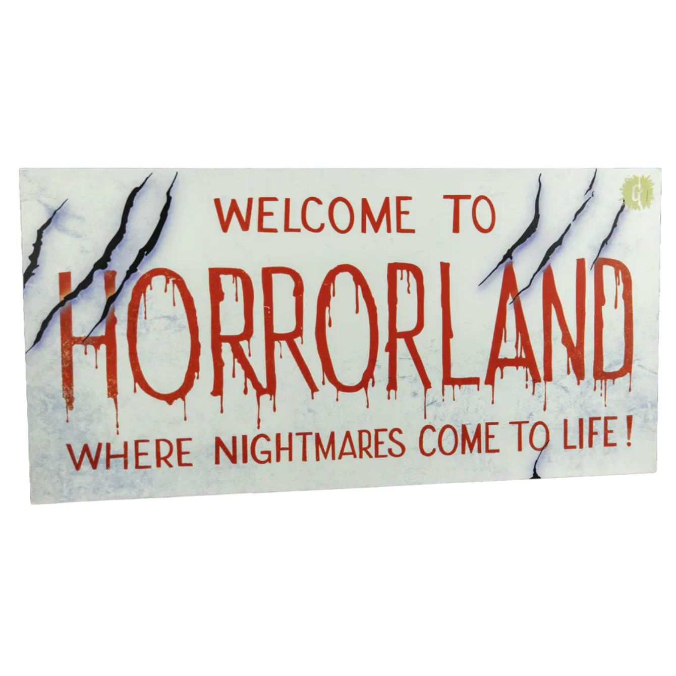 PRE-ORDER Goosebumps - Horrorland Wood Sign