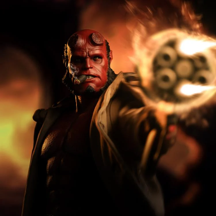 Hellboy II: The Golden Army Legacy Replica Hellboy Limited Edition 1/4 Scale Statue - Image 2