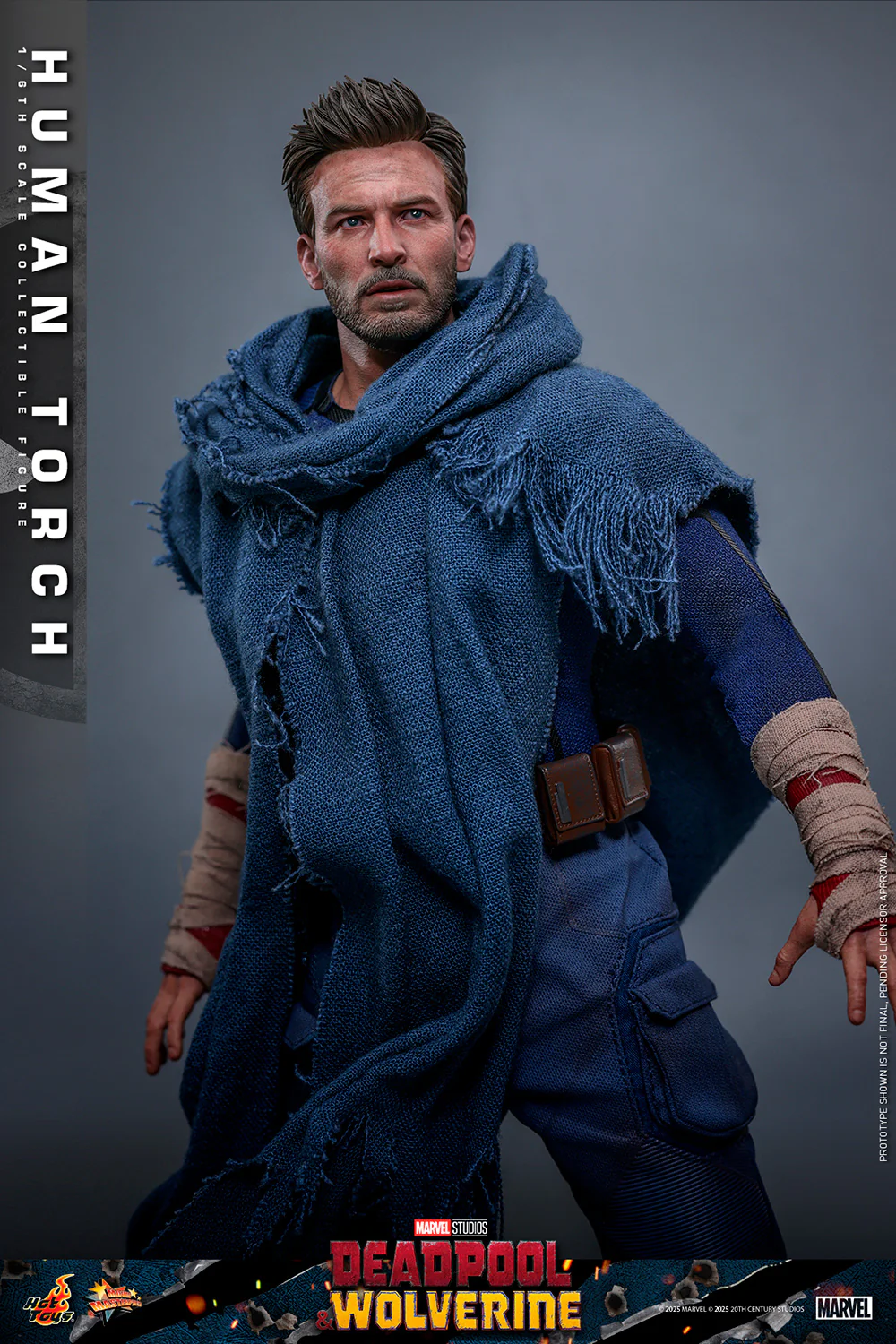 PRE-ORDER Human Torch Sixth Scale Figure Hot Toys - Image 5