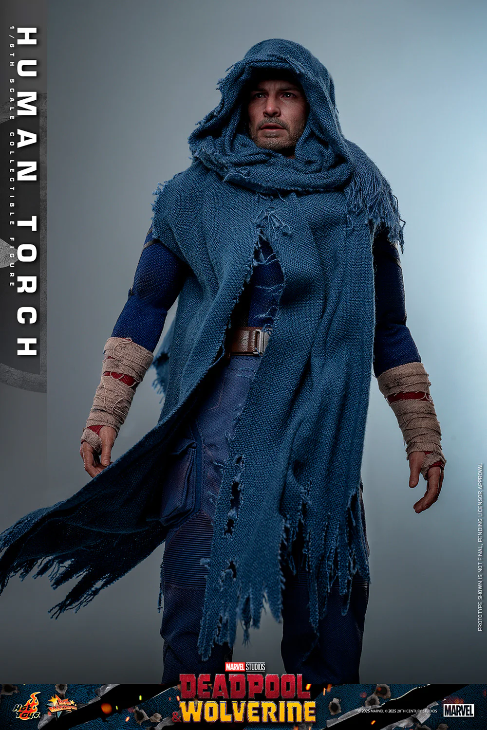 PRE-ORDER Human Torch Sixth Scale Figure Hot Toys - Image 6