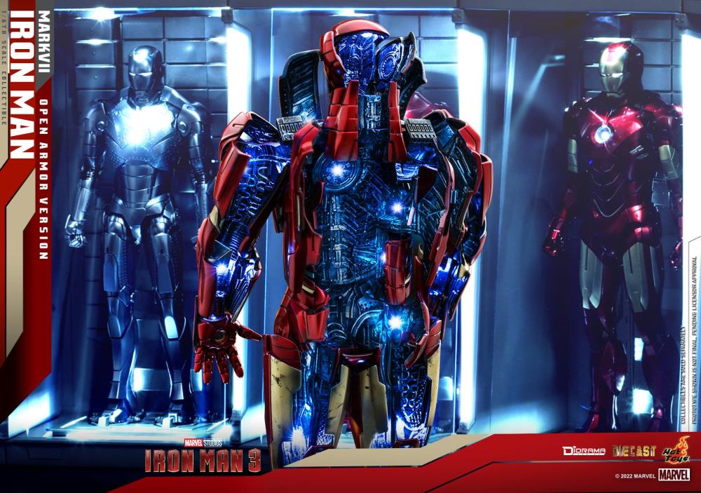 Iron Man 3 DS004D51 Iron Man Mark VII (Open Armor Ver.) 1/6 Scale Collectible Diorama - Image 14