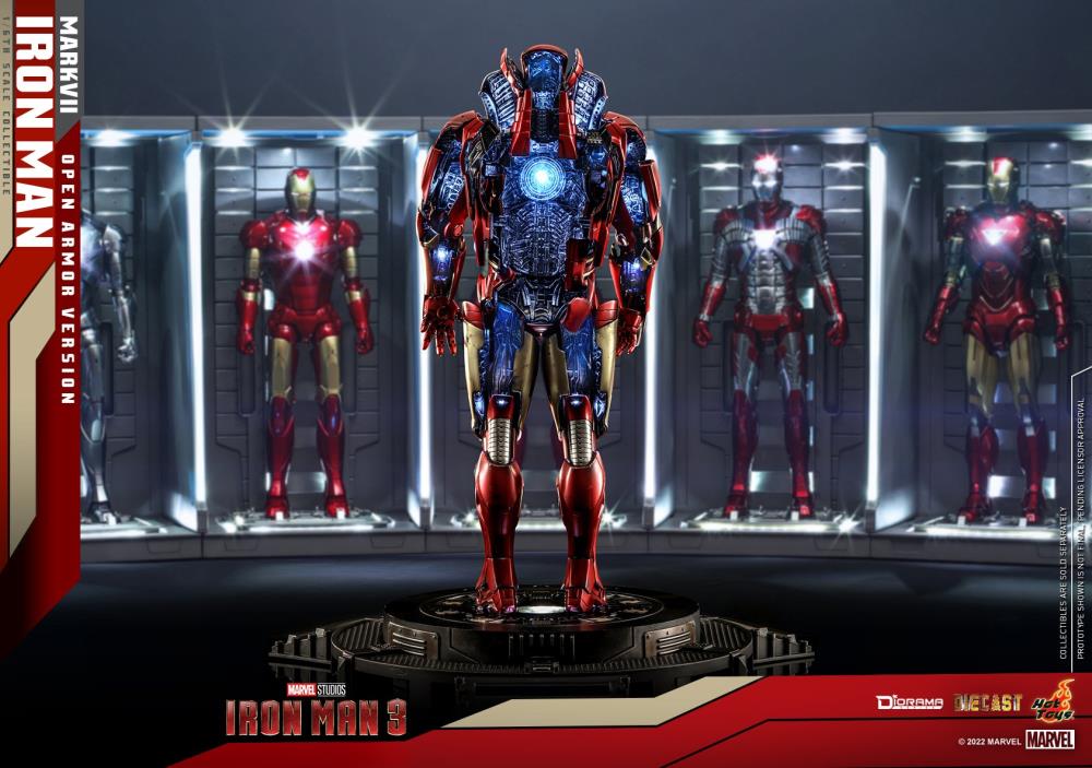 Iron Man 3 DS004D51 Iron Man Mark VII (Open Armor Ver.) 1/6 Scale Collectible Diorama - Image 16