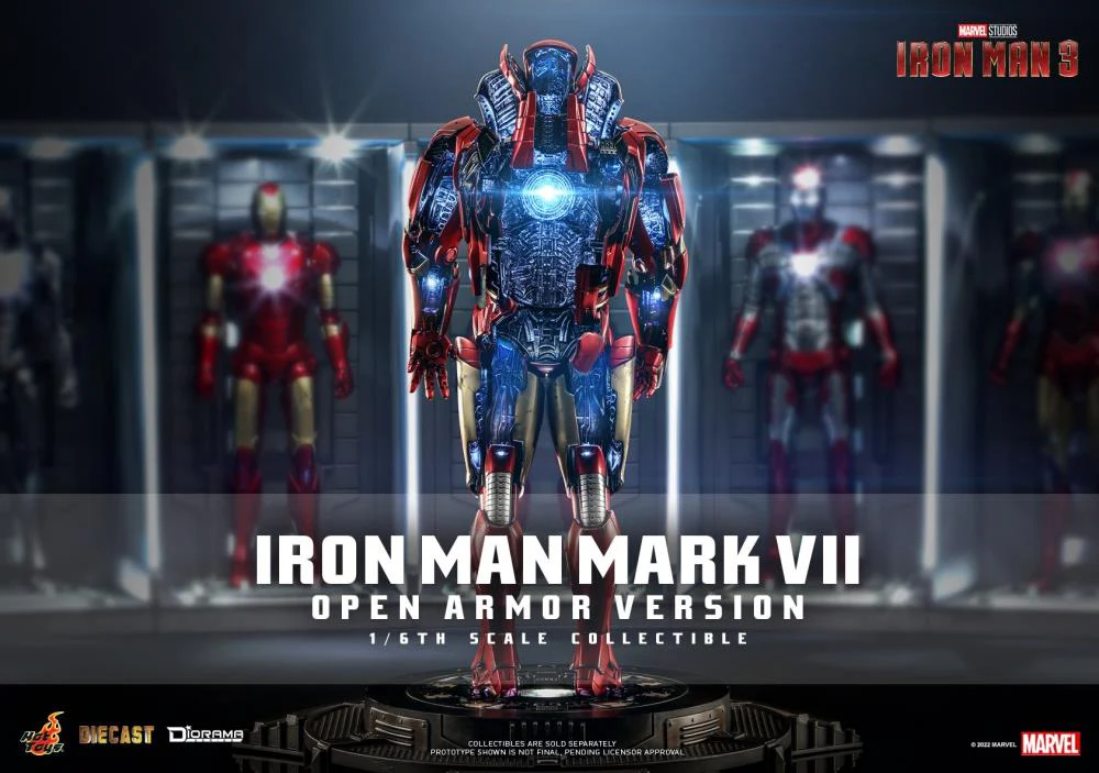 Iron Man 3 DS004D51 Iron Man Mark VII (Open Armor Ver.) 1/6 Scale Collectible Diorama - Image 3